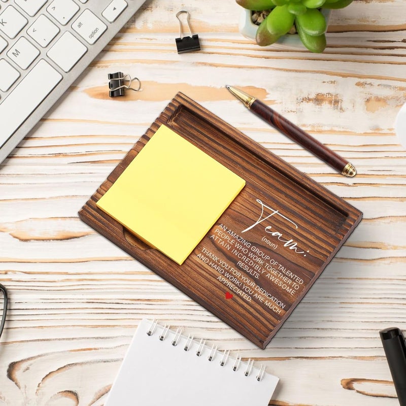 YODOCAMP Thank You Team Sticky Note Holder, Team Gifts for Employees, Team Appreciation Gifts for Coworkers, Team Building Gifts for Employees, Teamwork Gift Desk Self-Stick Note Pad Holders TZP08 - Image 3